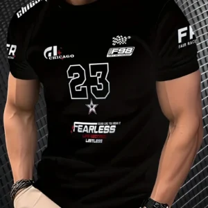 Chicago 23 T-shirt. Black