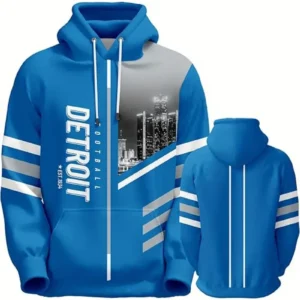 Men's Detroit Football Team Hoodie