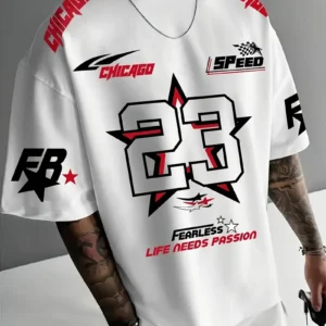 Chicago 23. T-shirt. White