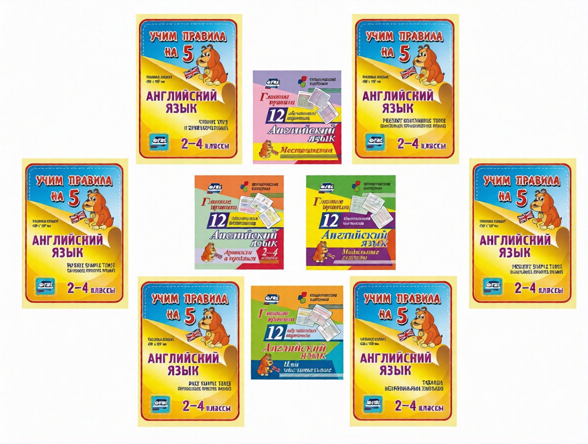 Набор для изучения английского языка "Grammar box" (Грамматическая коробка). ФГОС